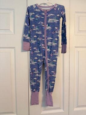 Little Sleepies Full Zip Foldover Bamboo Pajamas - 2T